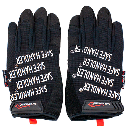 SAFE HANDLER Cool Mesh Gloves, Black, Small/Medium, PR BLSH-MSRG-4-SM
